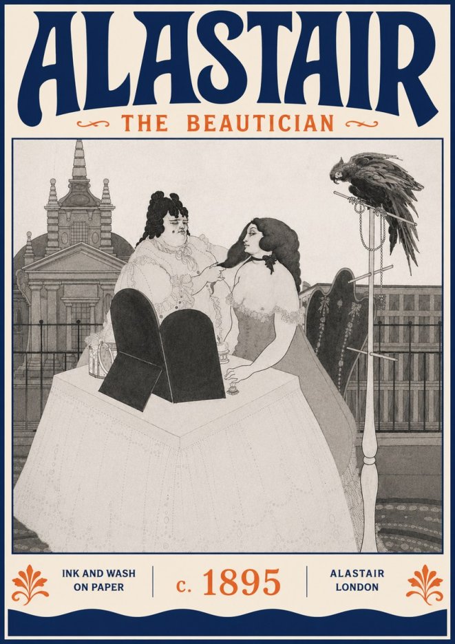 Alastair The Beautician No4 - Plakat