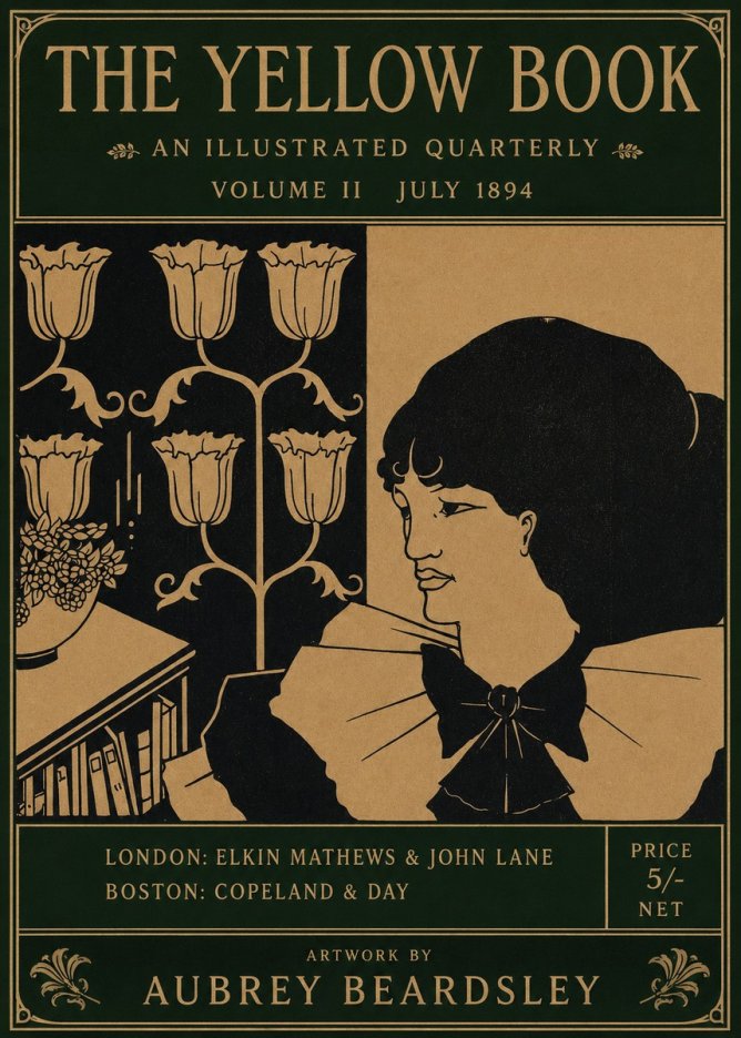 Aubrey Beardsley The Yellow Book - Volume Ii July 1894 No1 - Plakat