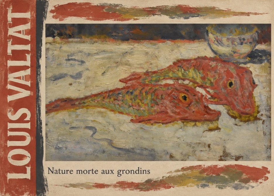 Louis Valtat Nature Morte Aux Grondins No2 - Plakat
