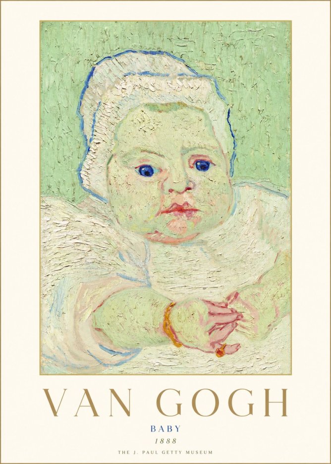 Van Gogh Baby No1 - Plakat