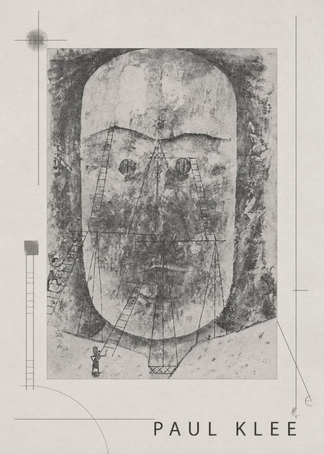 Paul Klee Monument in the Fertile Land No1 - Plakat