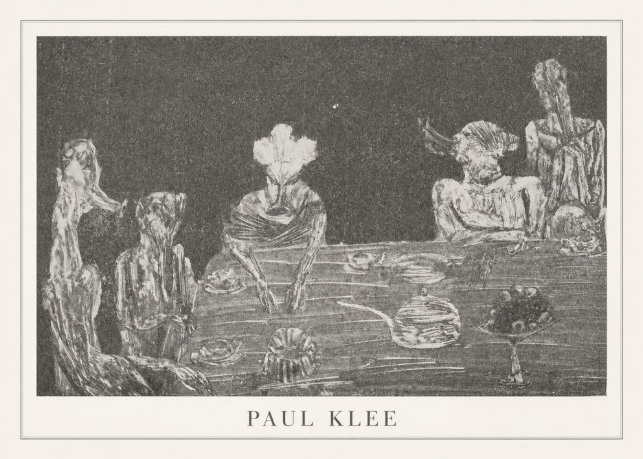Paul Klee Die Mahlzeit No4 - Plakat