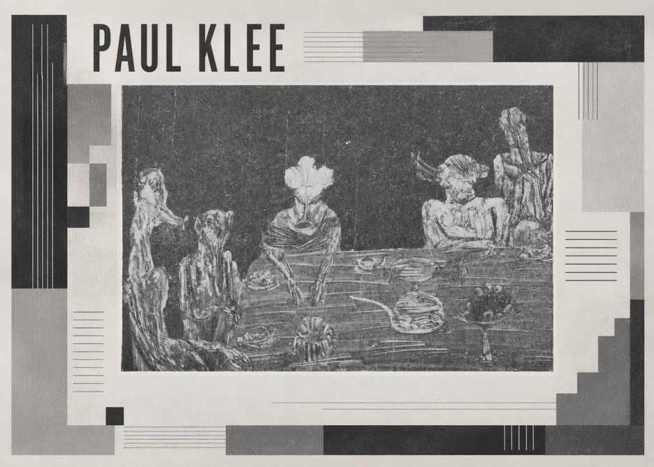Paul Klee Die Mahlzeit No6 - Plakat
