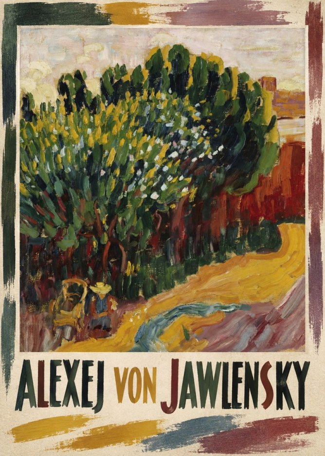 Alexej von Jawlensky Park Landscape (Murnau) No1 - Plakat