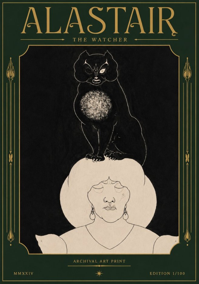 Alastair The Watcher No4 - Plakat