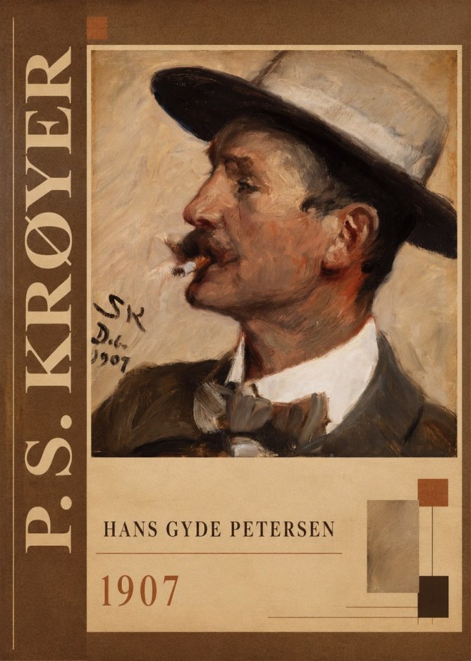 P.S. Krøyer Hans Gyde Petersen No2 - Plakat