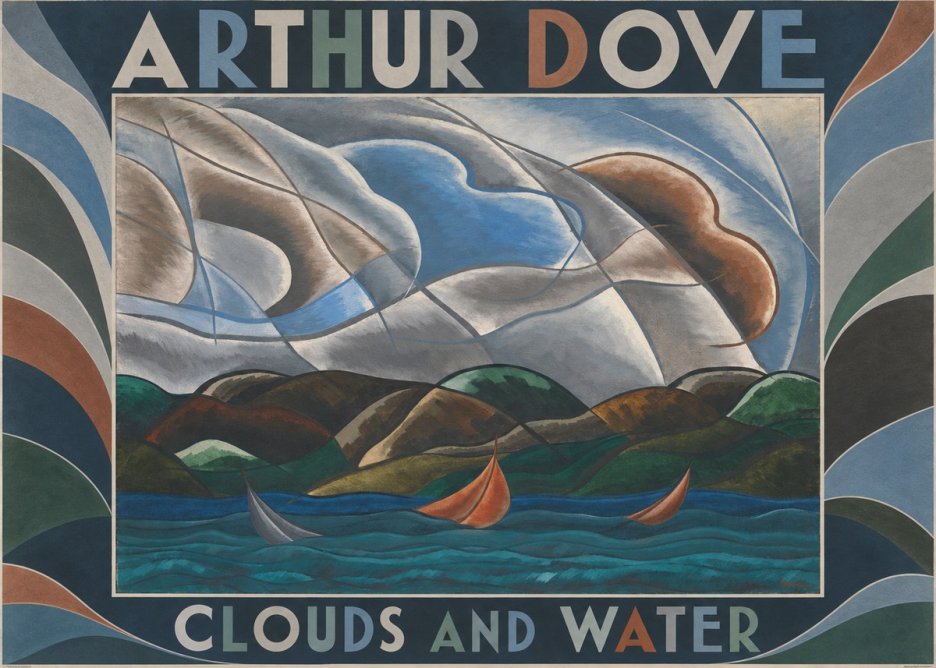 Arthur Dove Clouds and Water No1 - Plakat