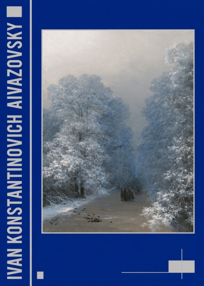 Ivan Konstantinovich Aivazovsky Winter Forest No2 - Plakat