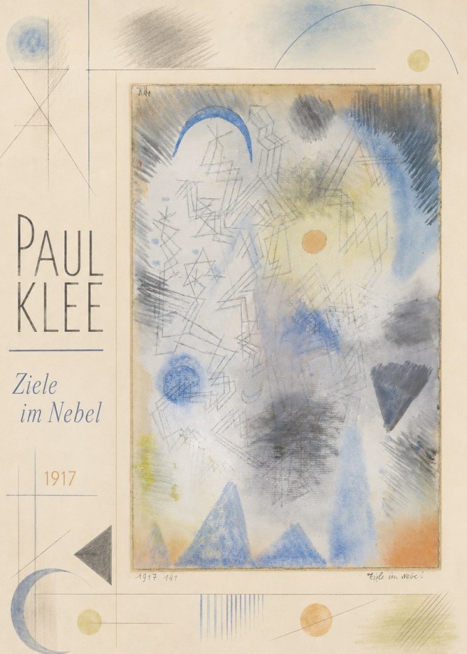 Paul Klee Ziele Im Nebel No2 - Plakat