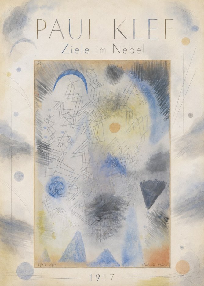 Paul Klee Ziele Im Nebel No3 - Plakat