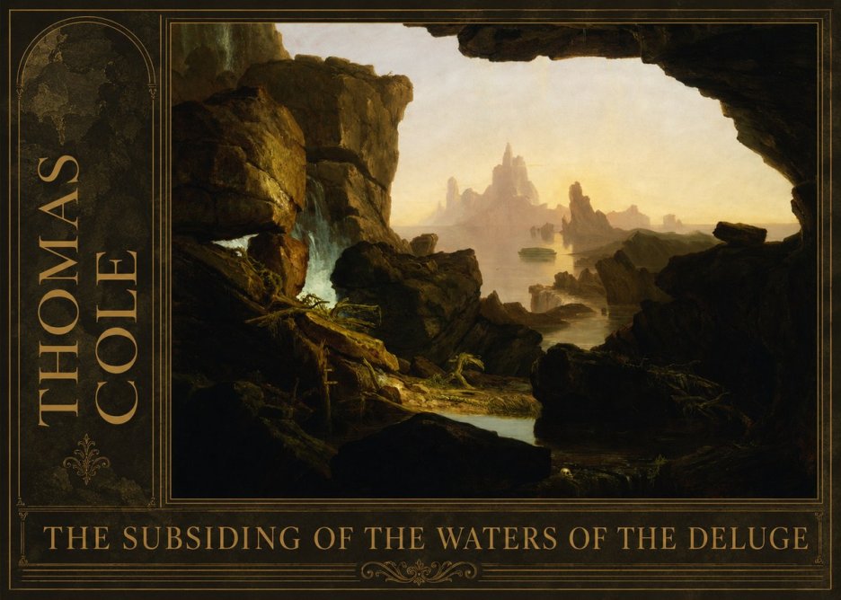Thomas Cole The Subsiding of the Waters of the Deluge I No2 - Plakat