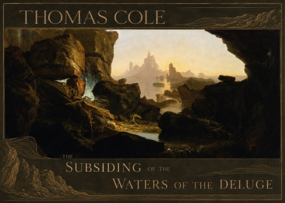 Thomas Cole The Subsiding of the Waters of the Deluge I No3 - Plakat