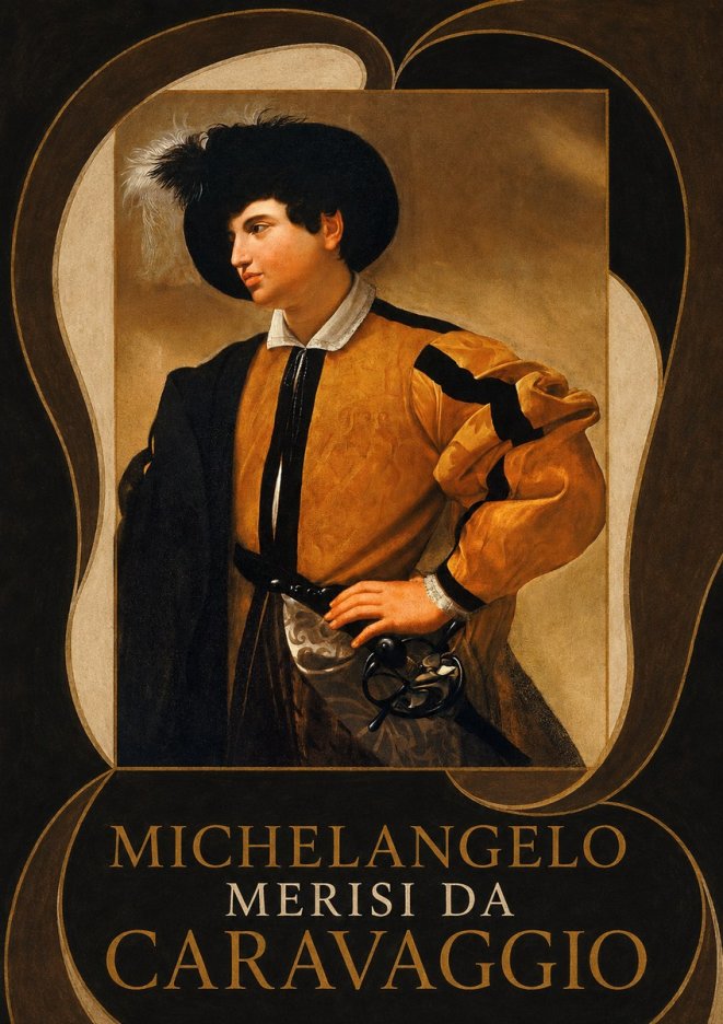 Michelangelo Merisi da Caravaggio Portrait of a Young Man No6 - Plakat