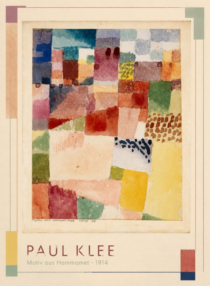 Paul Klee Motiv Aus Hammamet No1 - Plakat