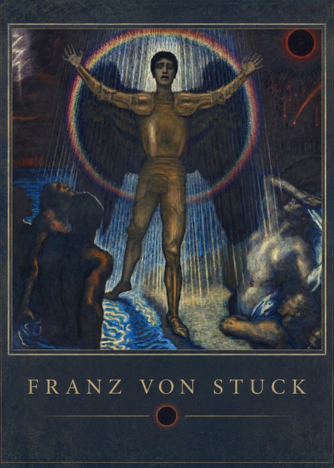 Franz von Stuck Lucifer No5 - Plakat