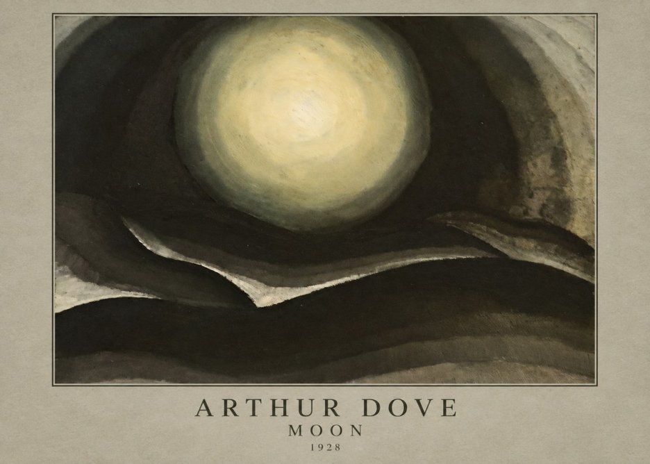 Arthur Dove Moon No4 - Plakat