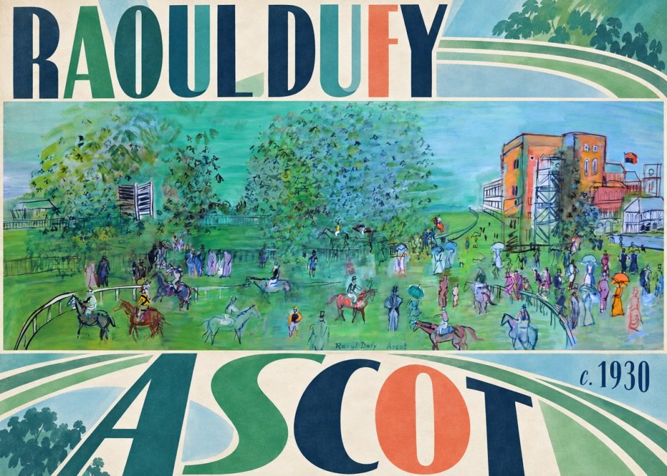 Raoul Dufy Ascot C. 1930 I No5 - Plakat