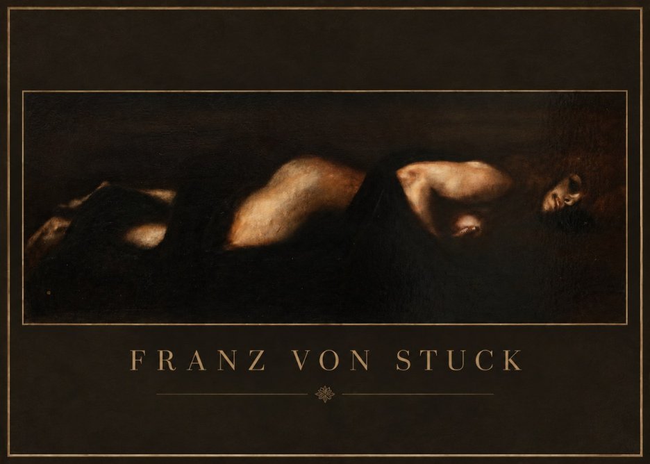 Franz von Stuck Der Schlaf No3 - Plakat