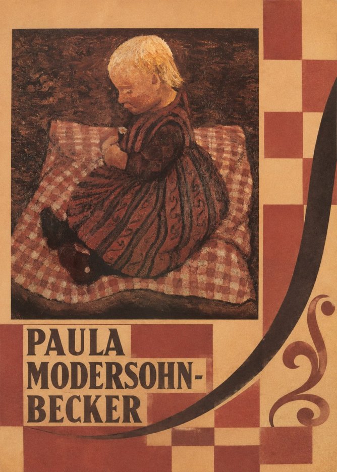 Paula Modersohn-Becker Girl with Flower No5 - Plakat