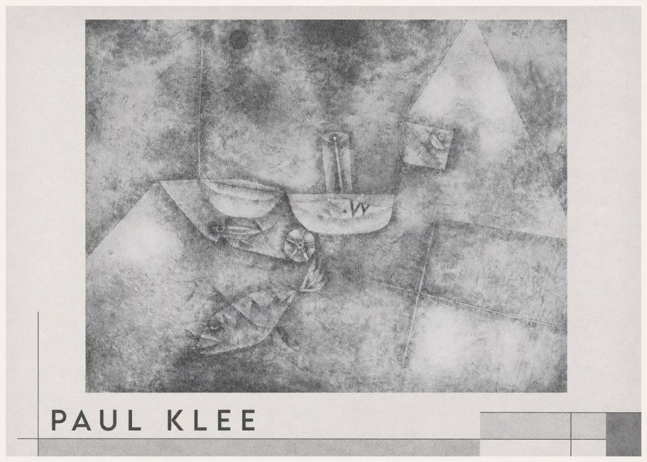 Paul Klee Boats at the Shore No3 - Plakat