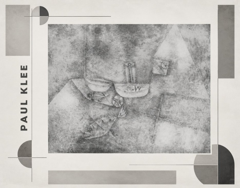 Paul Klee Boats at the Shore No4 - Plakat