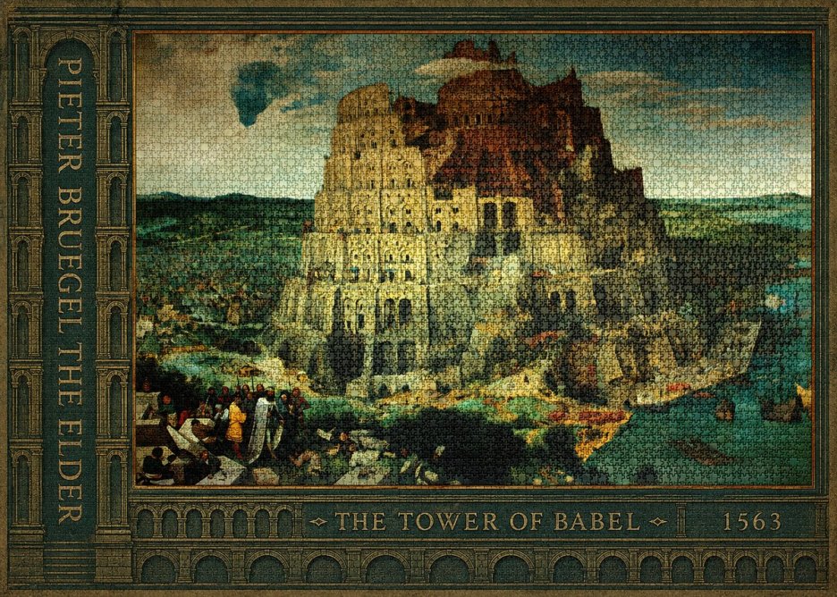 Pieter Bruegel The Tower of Babel XV No2 - Plakat