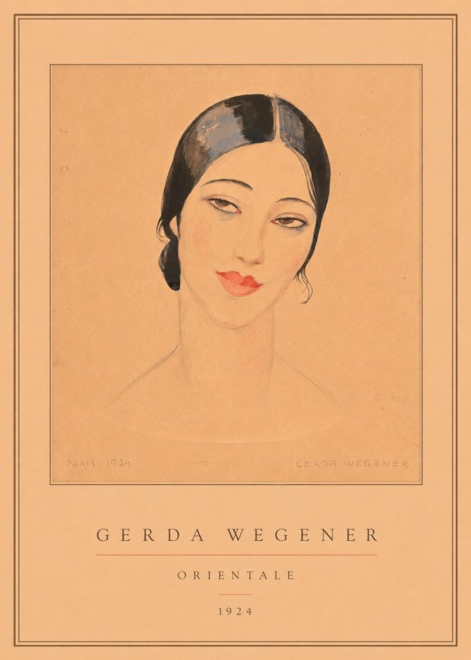 Gerda Wegener Orientale No5 - Plakat