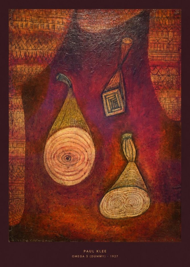 Paul Klee Omega 5 (Dummy) No5 - Plakat