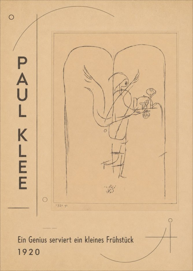 Paul Klee Ein Genius Serviert Ein Kleines Frühstück No2 - Plakat