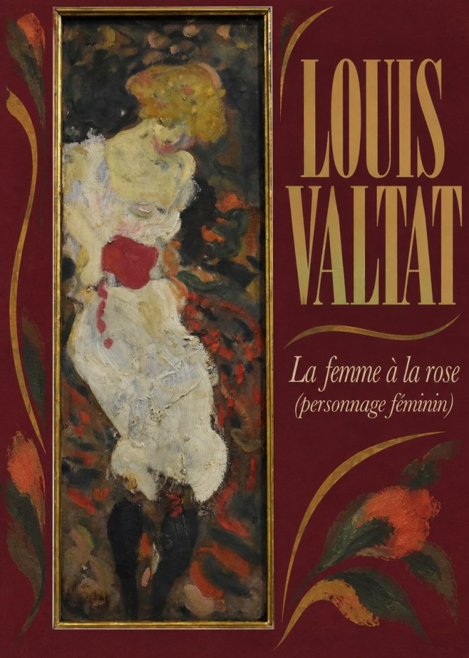 Louis Valtat La Femme À La Rose (Personnage Féminin) No4 - Plakat