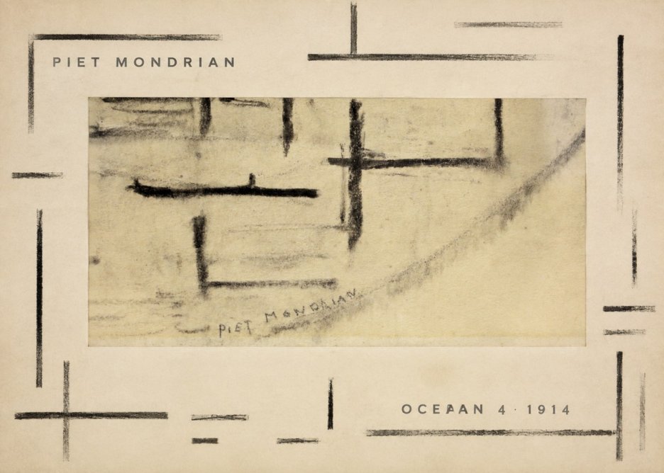 Piet Mondrian Ocean 4 No2 - Plakat