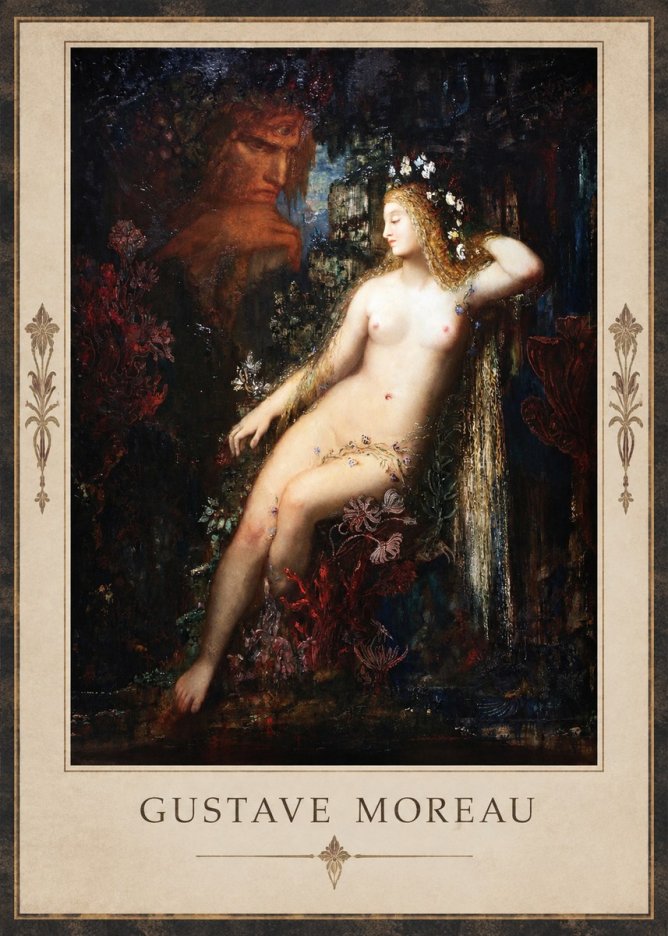 Gustave Moreau Hélène No2 - Plakat