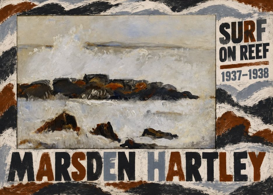 Marsden Hartley Surf on Reef No4 - Plakat
