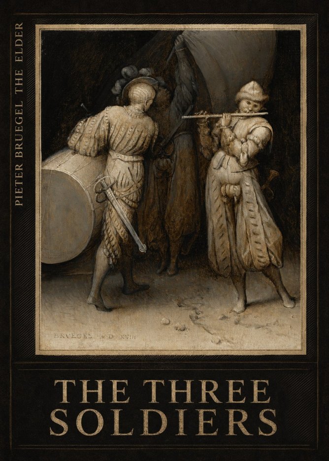 Pieter Bruegel The Three Soldiers No6 - Plakat