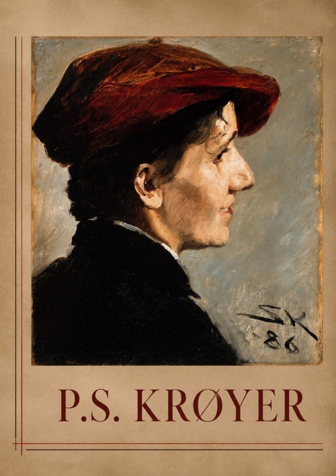 P.S. Krøyer Portrait of a Young Girl No1 - Plakat