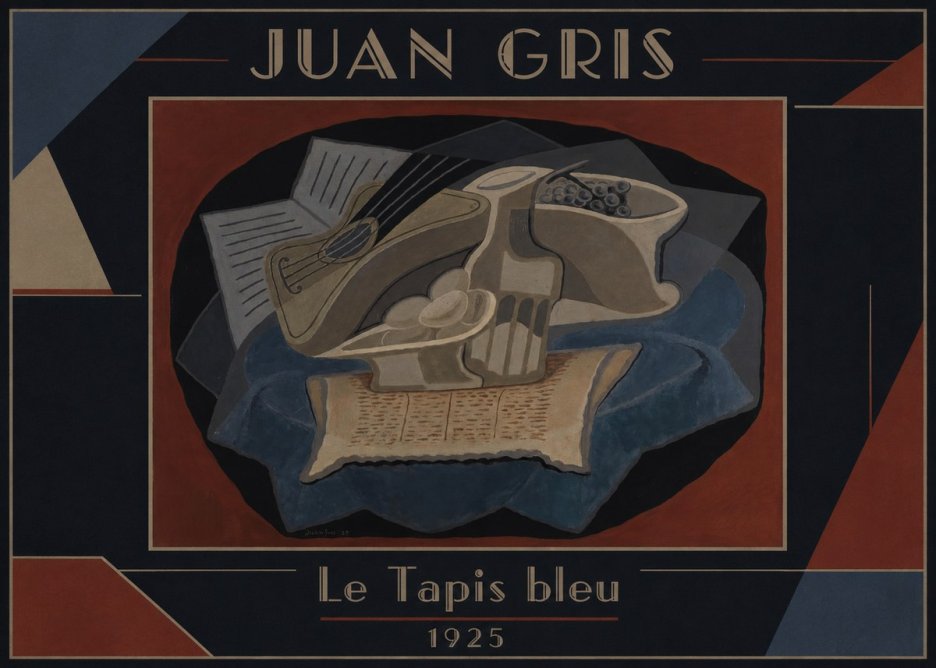 Juan Gris Le Tapis Bleu No2 - Plakat