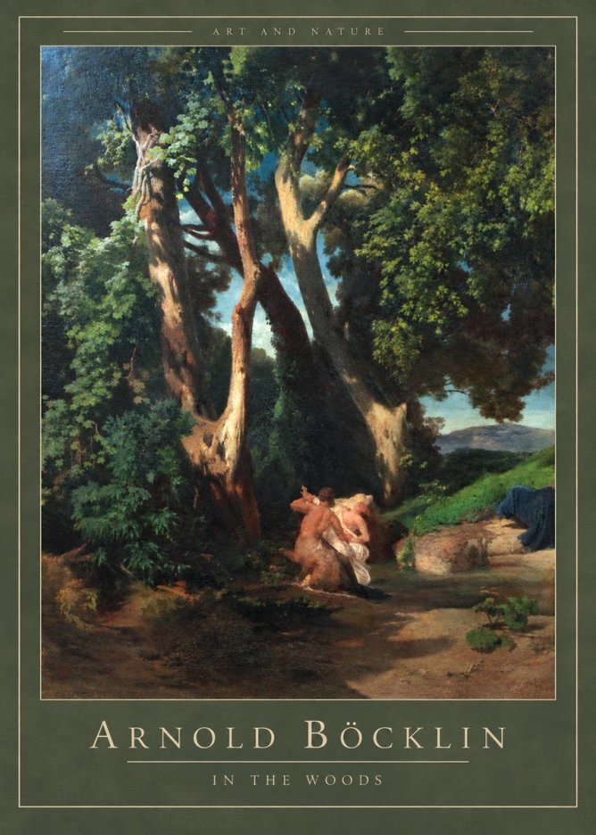 Arnold Böcklin In the Woods No3 - Plakat