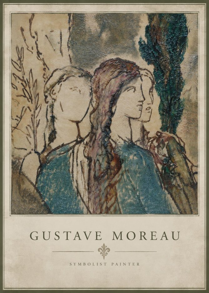 Gustave Moreau Untitled II No3 - Plakat