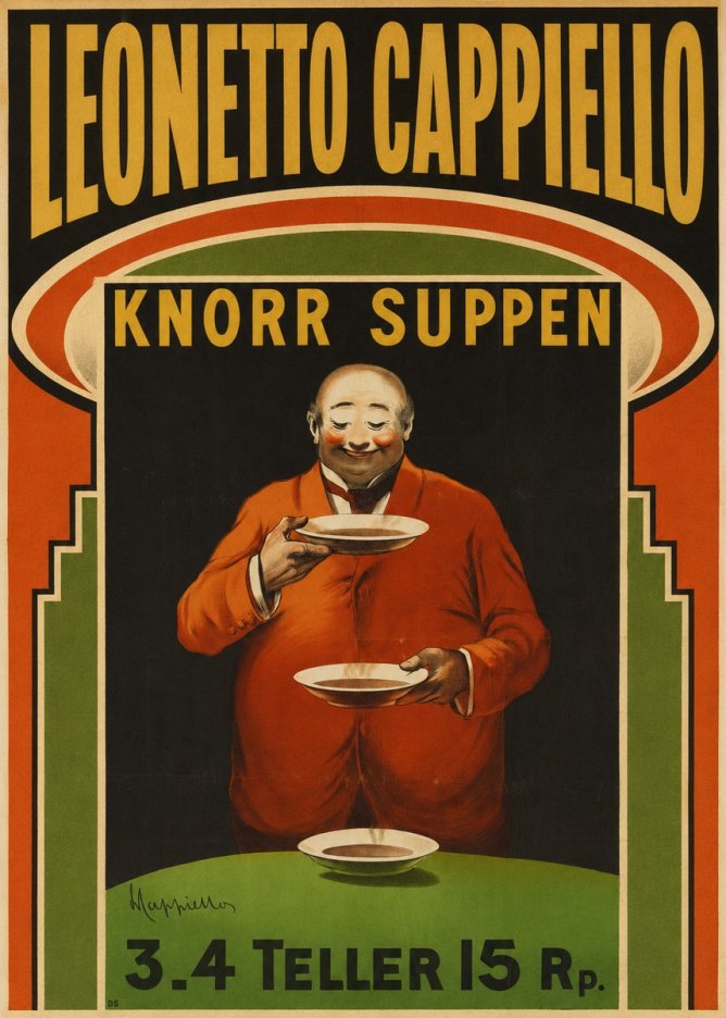 Leonetto Cappiello Knorr Suppen No6 - Plakat
