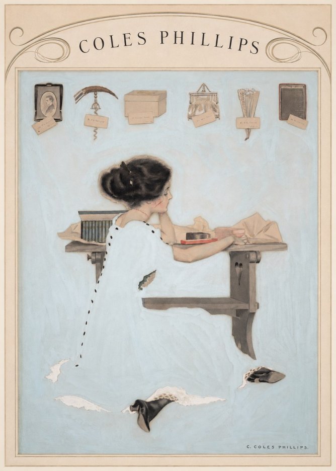 Coles Phillips Remembrance No3 - Plakat