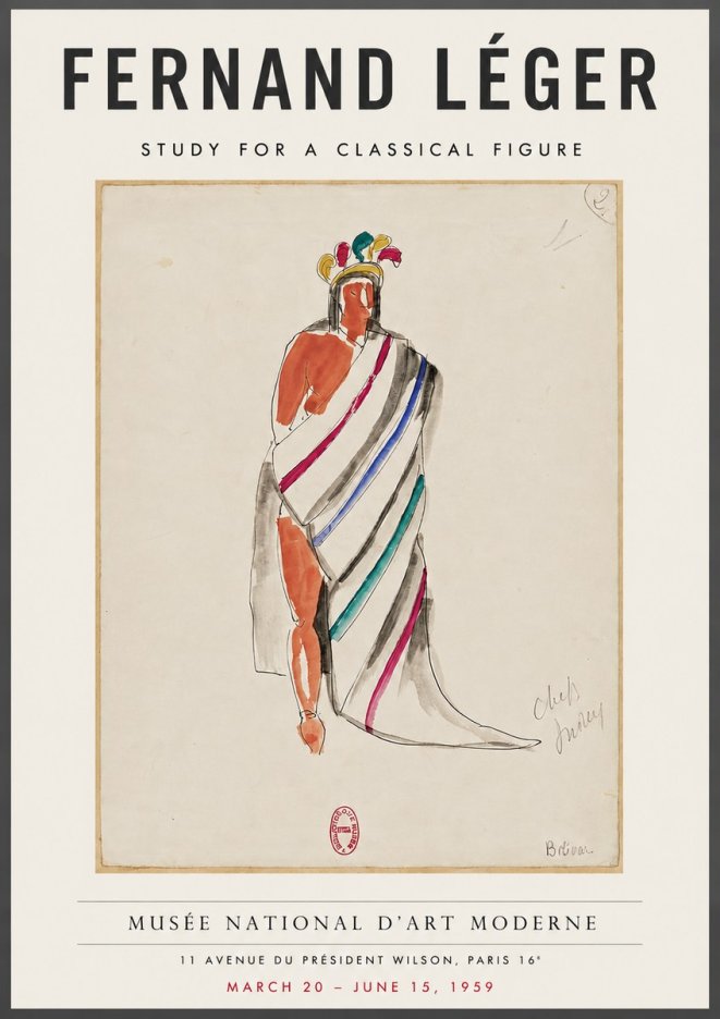 Fernand Léger Chefs Indiens No4 - Plakat