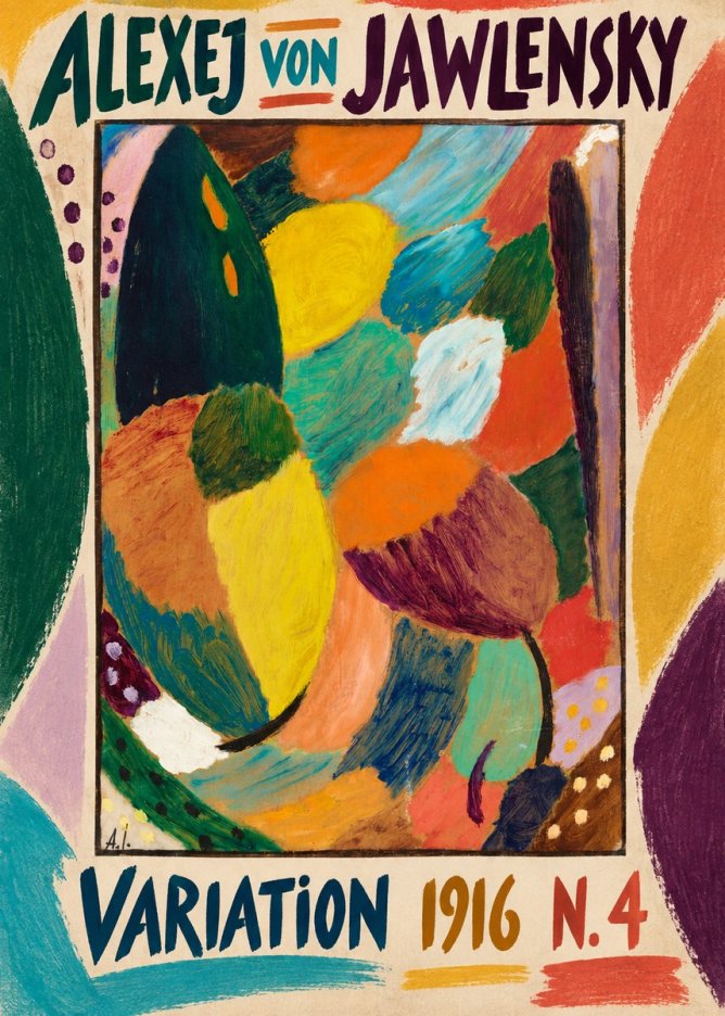 Alexej von Jawlensky Variation 1916 N.4 No1 - Plakat