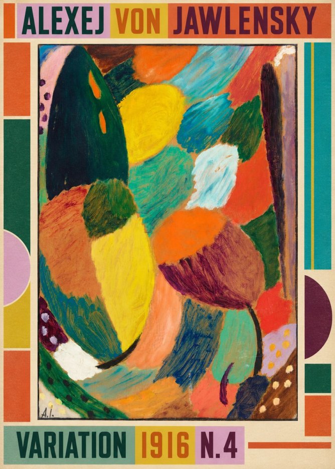 Alexej von Jawlensky Variation 1916 N.4 No2 - Plakat