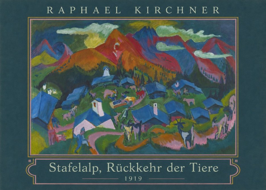 Raphael Kirchner Stafelalp, Rückkehr Der Tiere No3 - Plakat