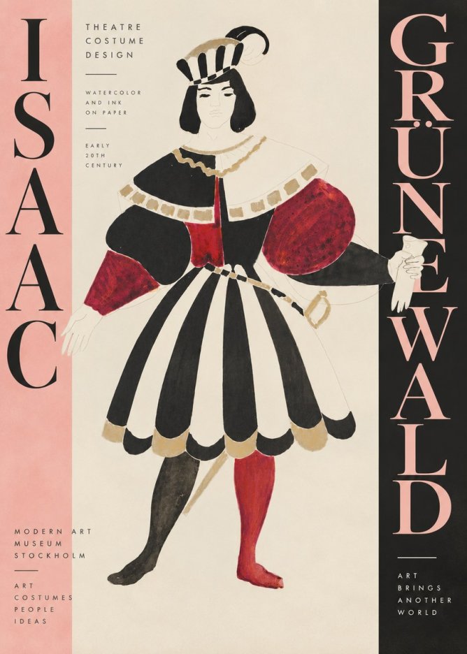 Isaac Grünewald Costume Design XI No4 - Plakat