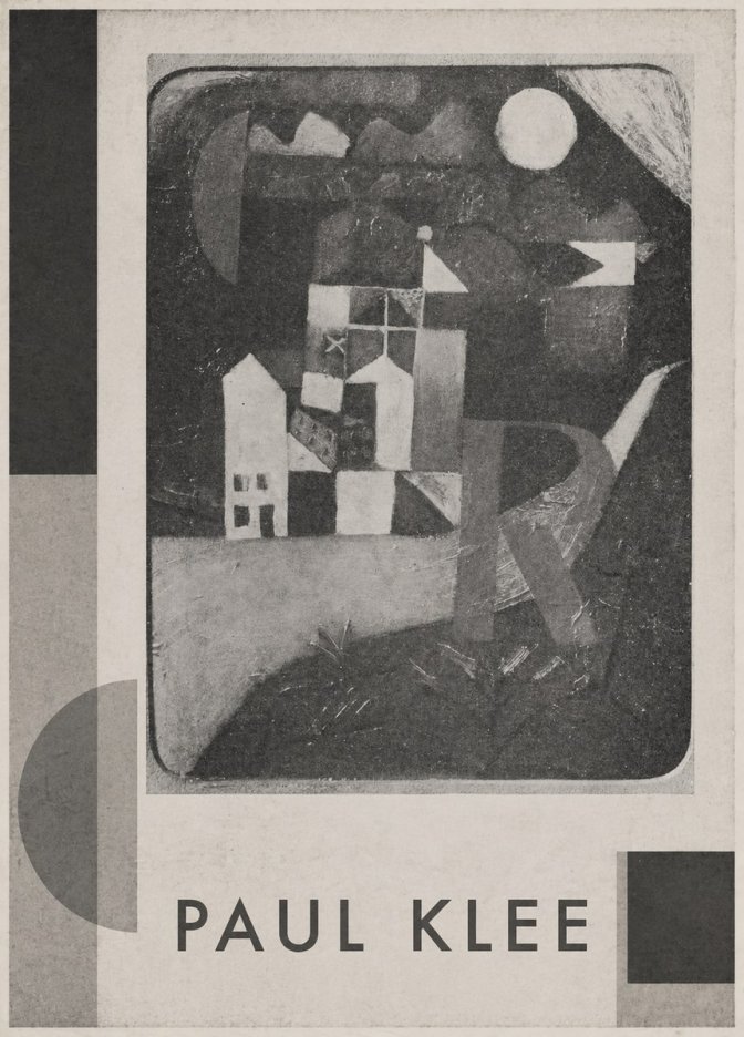 Paul Klee Village in the Mountains No3 - Plakat