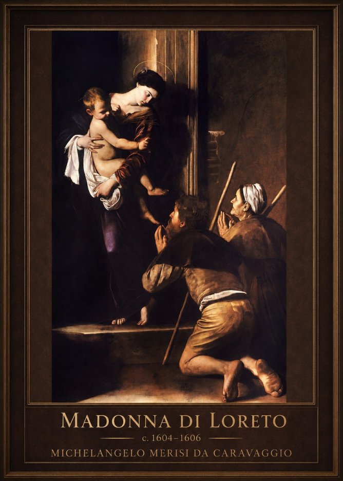 Michelangelo Merisi da Caravaggio Madonna Di Loreto No3 - Plakat