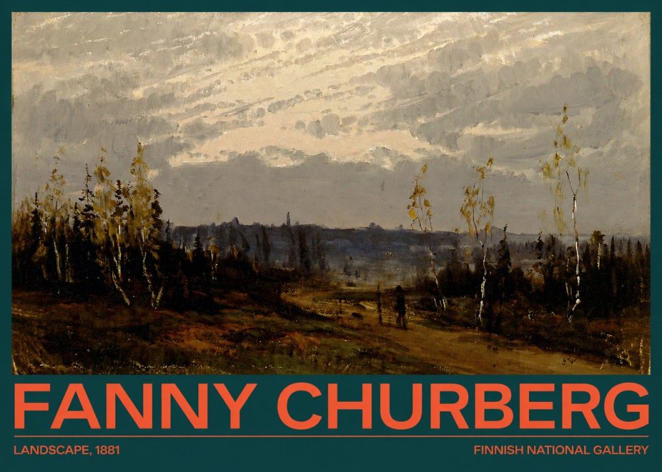 Fanny Churberg Landscape No2 - Plakat