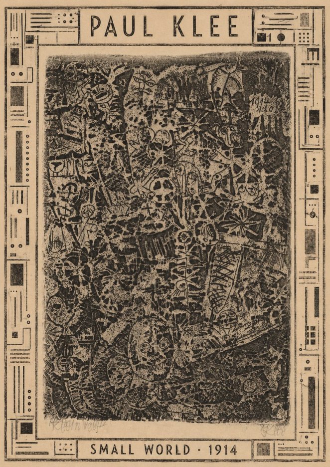 Paul Klee Small World No3 - Plakat
