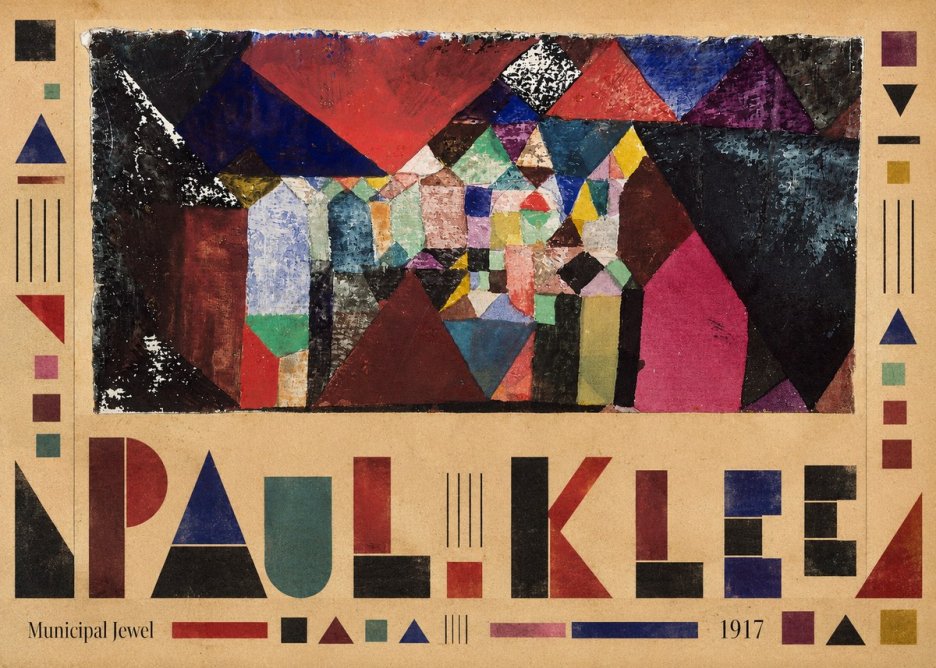 Paul Klee Municipal Jewel No5 - Plakat